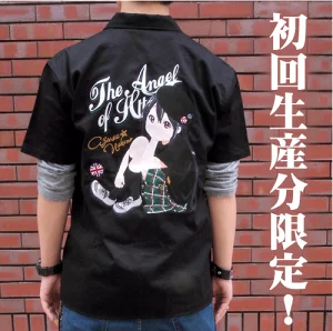 あずにゃん(中野梓)の刺繍ワークシャツあります！【初回生産限定