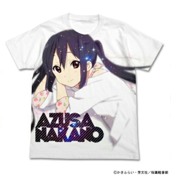 あずにゃん(中野梓)の刺繍ワークシャツあります！【初回生産限定